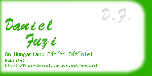 daniel fuzi business card